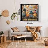 Simpatico uccello inverno inverno puzzle enigmi 1000 pezzi