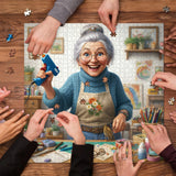 Creative Grandma Jigsaw Puzzle 1000 Pieces