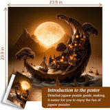 Moonlit Haven puzzle puzzle 1000 pezzi