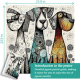 Doggy Doodles Jigsaw Puzzle 1000 Pieces