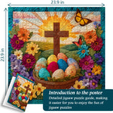 Easter Eggs & Cross Jigsaw Puzzle 1000 Pieces