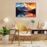 Twilight Mountain View Puzzle 1000 pièces