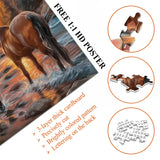 Sunset Gallop Jigsaw Puzzle 1000 Pieces