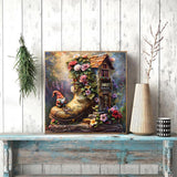 Gnome's Boot Home Jigsaw Puzzle 1000 piezas