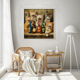 Puzzle per party di gatto felice puzzle 1000 pezzi