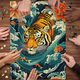 Mighty Tiger Jigsaw Puzzle 1000 Pieces