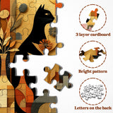 Puzzle con gatti floreali, 1000 pezzi