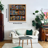 Libros y flores Rompecabezas Puzzle 1000 piezas