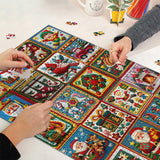 Christmas Fabric Collection Jigsaw Puzzle 1000 Pieces