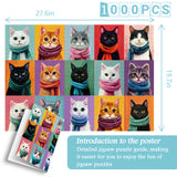 Puzzle Collezione Sciarpa Gatto 1000 Pezzi