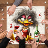 Puzzle con anatra innamorata, 1000 pezzi