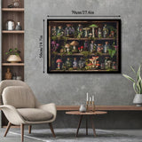 Libreria di foresta di funghi puzzle 1000 pezzi
