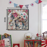 Puzzle elefante diamante 1000 pezzi