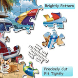 Seaside Pawprints Jigsaw Puzzle 1000 piezas