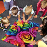 Puzzle con rosa arcobaleno, 1000 pezzi