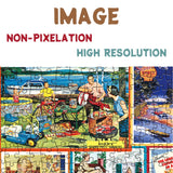 Vintage Ads Jigsaw Puzzle 1000 Pieces