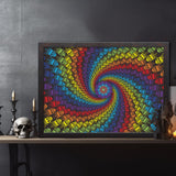 Color Skull Jigsaw Puzzle 1000 Pieces