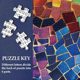 Rainbow Mosaic Jigsaw Puzzle 1000 Pieces