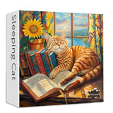 Sleeping Cat Jigsaw Puzzle 1000 Pieces