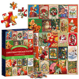 Christmas Vintage Poster Jigsaw Puzzle 1000 Pieces