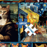 Artistic Meows Jigsaw Puzzle 1000 Pieces