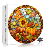 Pumpkins & Sunflowers Jigsaw Puzzle 1000 Pieces