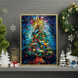 Glassy Christmas Tree Jigsaw Puzzle 1000 Pieces