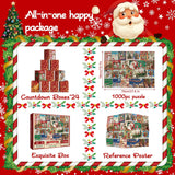 Christmas Advent Calendar Jigsaw Puzzle  1000 Pieces