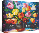 Colorful Tulips Jigsaw Puzzle 1000 Pieces
