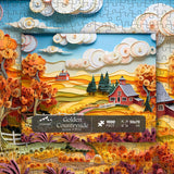 Golden Countryside Jigsaw Puzzle 1000 Pieces