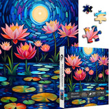 Moonlit Blossoms Jigsaw Puzzle 1000 Pieces