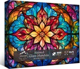 Stained Glass Mandala Jigsaw Puzzle 1000 Pieces