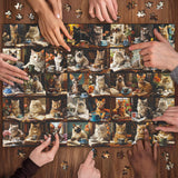 Coffee Cat Jigsaw Puzzle 1000 Pieces