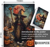 Skeleton Witch Jigsaw Puzzle 1000 Pieces