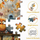 Simpatico uccello inverno inverno puzzle enigmi 1000 pezzi