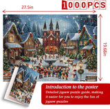 Christmas Carol Scene Jigsaw Puzzle 1000 Pieces