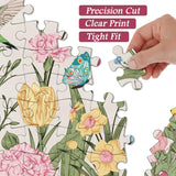 Floral Hummingbird Butterfly Jigsaw Puzzle 1000 Pieces