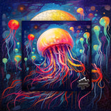 Corlorful Jellyfish Jigsaw Puzzle 1000 Pieces