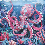 Coral Octopus Jigsaw Puzzle 1000 Pieces