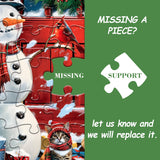 Christmas Snowman Jigsaw Puzzle 1000 Pieces