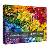 Rainbow Blooms Jigsaw Puzzles 1000 Pieces