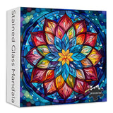 Stained Glass Mandala Jigsaw Puzzle 1000 Pieces