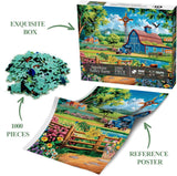 Sunshine Valley Farm Jigsaw Puzzle 1000 Pieces