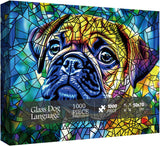 Glass Dog Language Jigsaw Puzzle 1000 Pieces