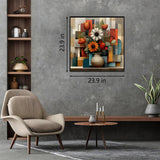 Geometrisches Blumenrhythmus-Puzzle 1000 Teile