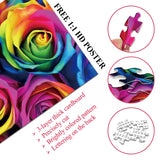 Puzzle con rosa arcobaleno, 1000 pezzi
