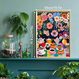 Floral Tea Party Jigsaw Puzzle 1000 Pieces