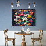 Stained Glass Lotus Jigsaw Puzzle 1000 Pieces