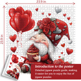 Valentine Gnome Jigsaw Puzzle 1000 Pieces