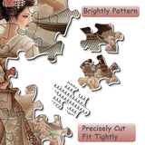 Kimono Floral Feast Jigsaw Puzzle 1000 Pieces